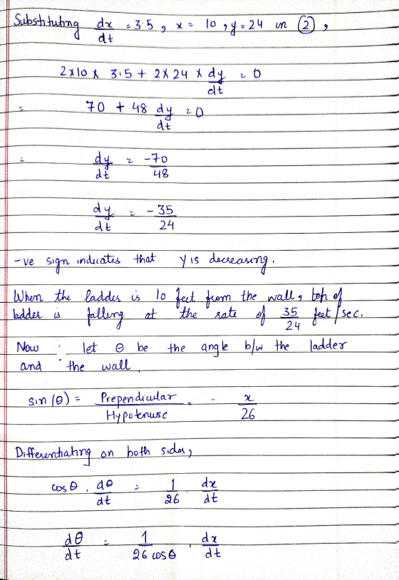 | Substitutionen der in substituting doze - 35 , x= 10,4+24 in ), 2x10x 3.5+ 2x 24 x dy zo dt 70 + 48 dy zo dt -70 48 ve sign