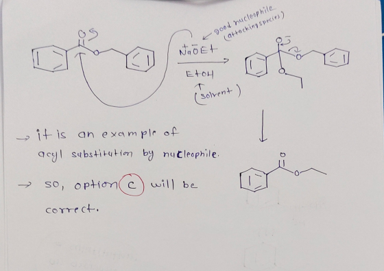 ΤΟ good nucleophile C (attacking species) & Naon 90 타애 (solrent s it is an example of acol substitution by nucleophile. so, o