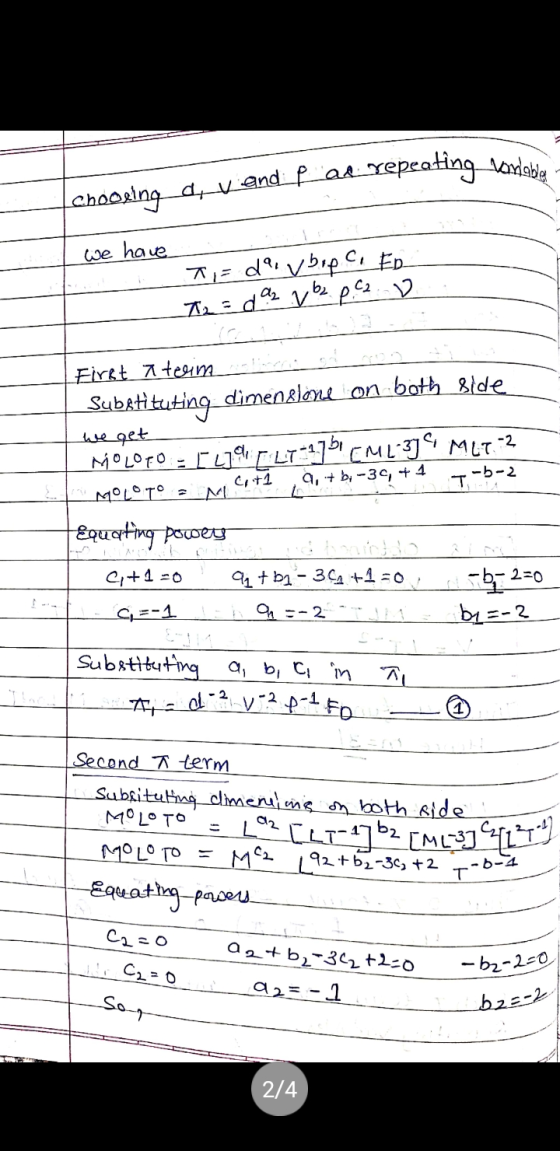 choosing_d_kend pas repeating axloble We have C, ED TE d vbre Ta = d az vb. p. (2. v. .-5-2 Cit1 First teim Substituting dim