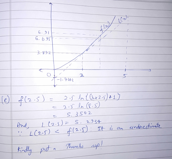 fly into 6.91 6 6957 3.892 -1,7143 5) = 2.5 ln ? (Bx2.5) + 17 = 2.5 ln (8.5) = 5.3502 And I (2.5) = 5, 2934 ? 2(2-5) < f (2.8