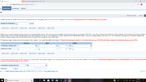 X + - x Wle PLUS > C X C Cellmes Hely Will Che uduger.wileyclus.cc/edugerilimain..ni € ce Assignment Gradebook ORION ent PRIN