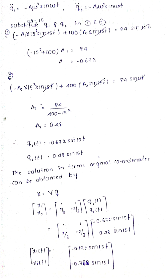 .. q.lt): -0.67 2 Sin 15+ ä, Auisinust. ſ, : -Ayussinust u9:15 BA sin 17 co substitute, & q in & G AIX 15sinest ) +100 (m,