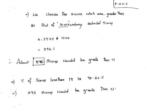 TP. No:3 -) we choose the scores which are greater than ai Out of 15 00řandomly selecod scores 0,3974 1500 5961 - About [59