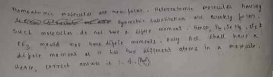 Homo ato mic ur mon- such lineen alcanturo are also symmetric substitution molecules having molecules polan Heteroatomie are