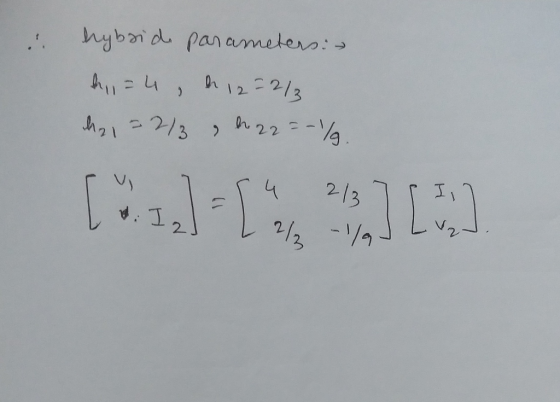 hybai d panametero: .. h12-2/3 AL -4 ) C-1 213 Ii 4 2/3/