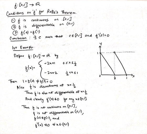 f bor Roles Theore m Canditons on conti nuous is Con) 26 is diterentiable 6Co)6C) Qonclusion 3 c 6n ce and such that st Exa