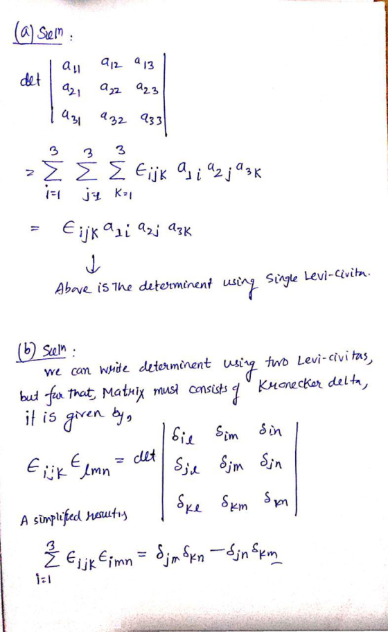 (4) Salm . а, а аз | 4, а, а, 3 1 41 422 <33| o 2 3 2 2 2 2 ijk at 2 јазк i- Jч Ка1 = €ајка.: 42; azқ Above is the determinen
