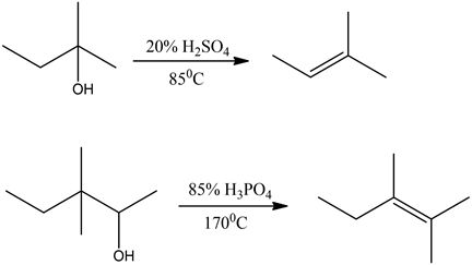 小人
20% HuSO4
85℃
OH
85% H3PO4
170°C
OH
