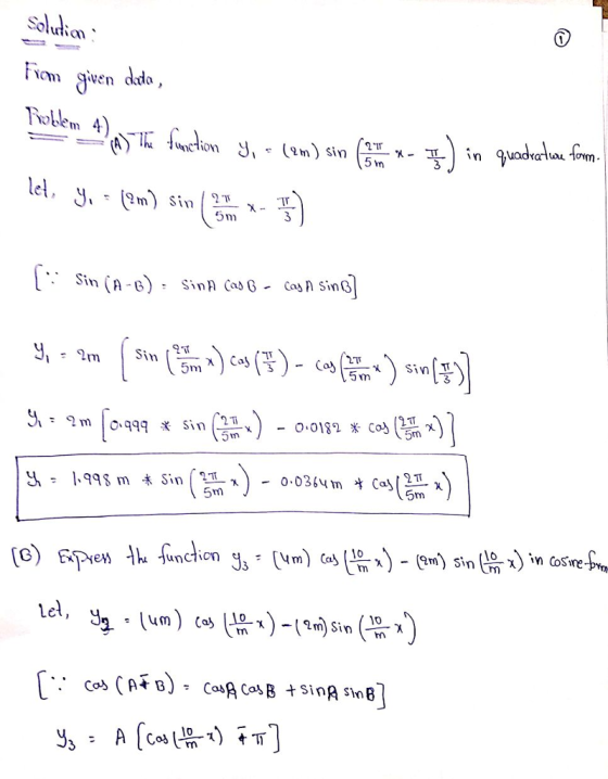 Solutin cm given dda, Tolem 4) . Sin LT Junction .% [4m x) sin 10-х)-(2m)sin (-