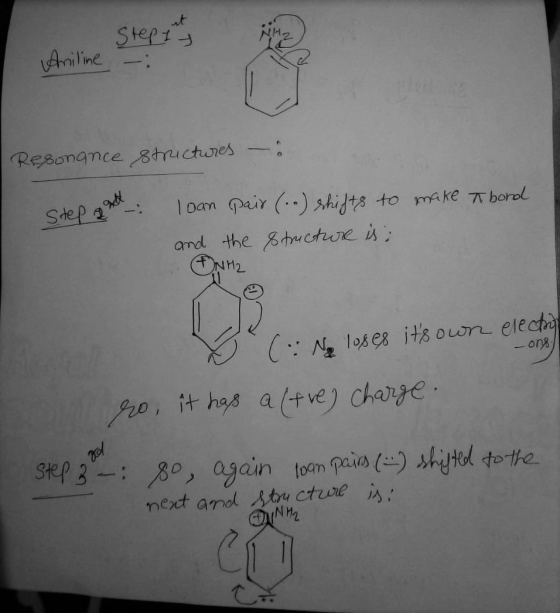 Steptat in thriline Resonance structures - : o Step all & loan and pair (..) shifts to make a bord the structure is: No loses