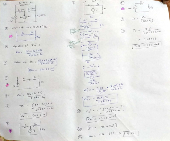 Run Ry - 1kt Io Razlky Ri= 1K2 1) IS WA Vs Is Gloma & RL=1KL =16V 6 what ckt used to find Roh - Source formating a Vost → Io