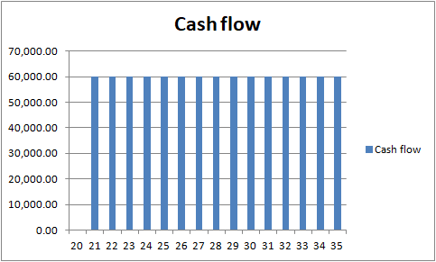 Cash flow 70,000.00 60,000.00 50,000.00 40,000.00 30,000.00 Cash flow 20,000.00 10,000.00 0.00 20 21 22 23 24 25 26 27 28 29