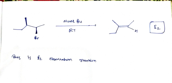 Nuot Bu RT This is 22 elmination reaction