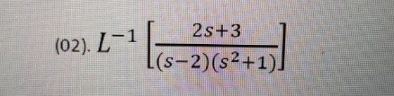 2543 (02). L-1 از به - [(5-2) (s2+1)