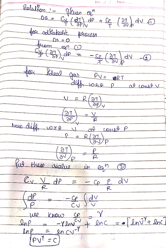 solution - gluen an ose 4 (57) de_+(26d0.0 fede_collabalık process from an o 7 (90) dez- Cod V.-2 fou eldeal gas PV = ART dif