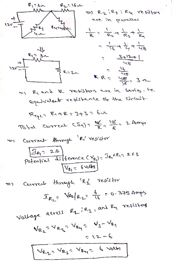 Ri=bu R=16 m T 21 = Rzirgi Re resistors are in perelles ☆ ☆zt ist šu - पर uur R=34 Ras y 32 - - k and a resistors are in seri