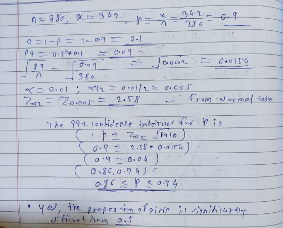 n = 380, x= 342 x 342, 0.9 pax ognuno U a 000154 q=1-P = im 019 = Out O L Pq = 0,9*0.1 0o q ue 189 - roog si Jacoon In - 380
