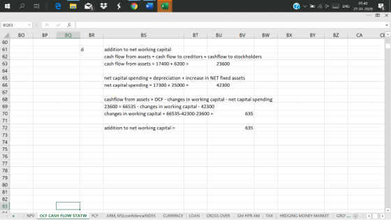 2 v 05:40 * HA ENG ENG 27-01-20206 B083 BO BP BQ BR BS I BT BU BV BW Bx BY BZ CA CE- addition to net working capital cash flo