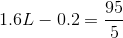 1.6L - 0.2=