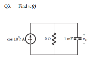 Q3. Find valt) cos 10°A 203 im=c