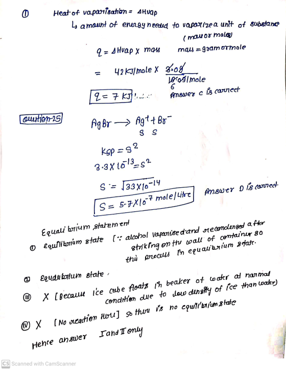 0 Heat of vaparisation - Hvap 4 amount of energy needed to vaporize a unit of substana (monog moleo 2 = J Hvap x mass may = g