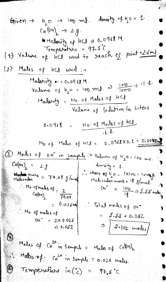 .. : O.09 63 M .M hiters . 0.026 -2) 0.052 Ca ln Sa eam