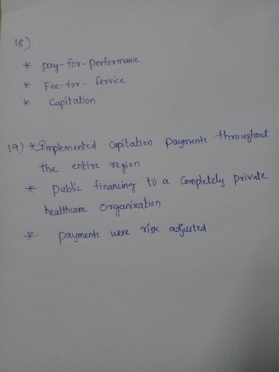 18) * & * pay-for-performance Fee-for- service Capitation 19) * Implemented capitation payments throughout the entire region