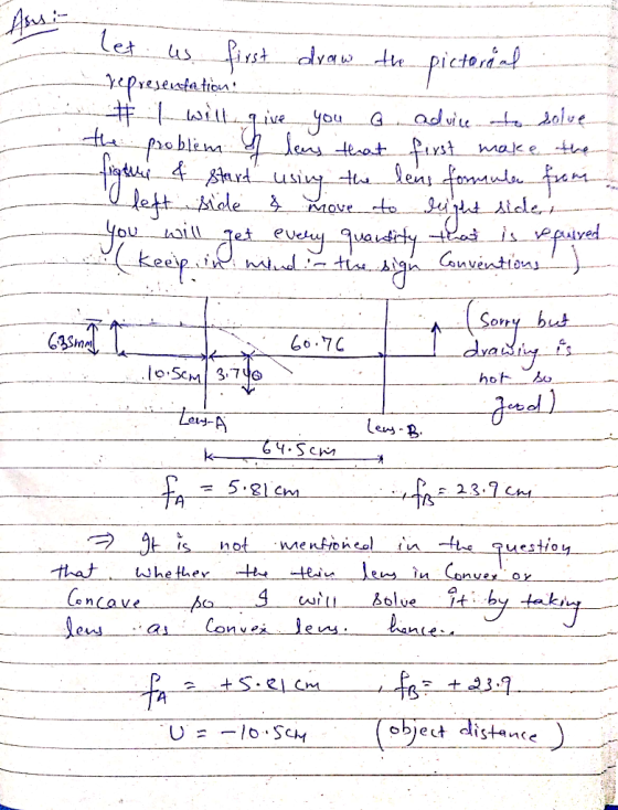 Asusi let us first draw the pictorial --Representation # I will give you G advice to solve the problem f lers that first make