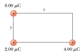 8.00 μC 2.00 μC 4.00 μC