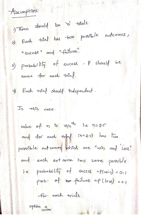umpons re should oe -tals usucega η and babi cucess P shoul be Same value of %; 1014 ond -for each and ench ouae posble
