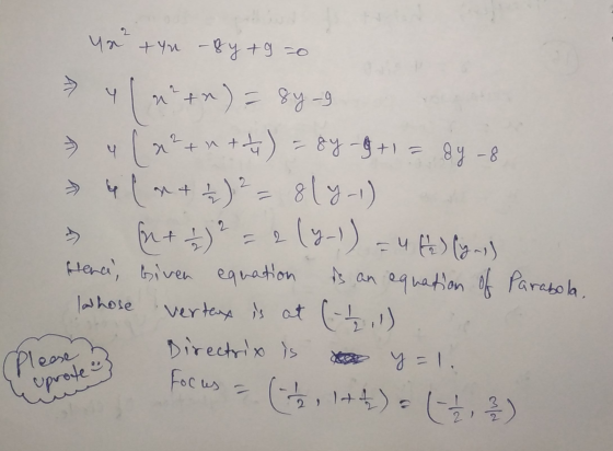 Ч Y +yu -8y + g =0 x + x) = 8y-g = 4(**+n++) = 8y-19+1 = 8y - 8 » ul^+ )? 814-1) (n + 1)² = 2(y!) = 4 (2) lyri) fence, Given
