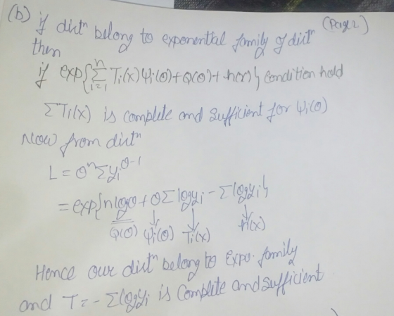 (b) if dit belong to expe Perger expron then all family I dicto expire, Ti634}(0)4 wyoh_herly Condition held Tilx) is complet