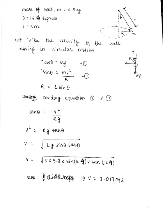 mars f ball, m - 6 16 dagrs Sm ut vbu velouty o the the ball cixcular mBtion . meving in T Los m Tsinemv R LSinG Dise Dividi