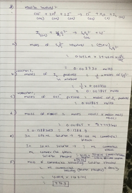 reaction involved t C10 + 24 +21 caq) (ar) can ct to t cad w caa) Sugz +25° Iran + 3892 moles of sus caa required 2 (mxular S