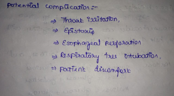 potential complication.fr & Throat irritation, sem » se stone Epistarin 3) Esophageal perdoration s Respiratory tree Estubati