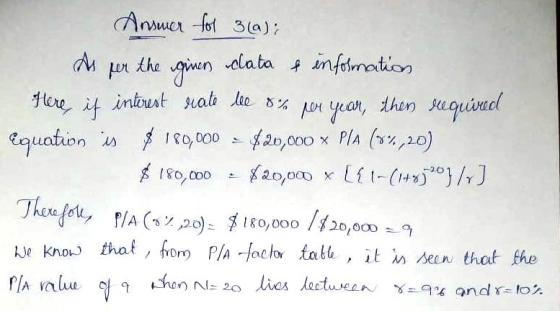 the iwer elata in yeon, then Regl «, f/A(W,20)~$180,000 / $20,000-a Kno tha,o Pla -lac ta, it see that fhe