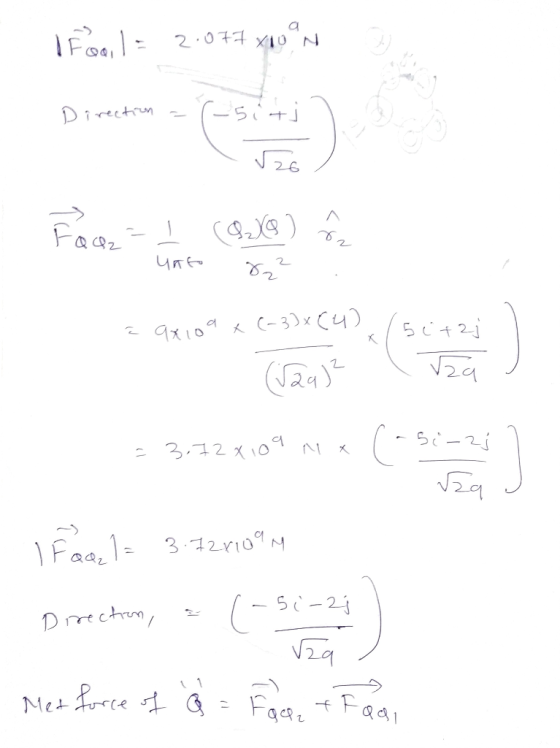 I Foil = 2.077 0 N Direction - T-sitj 526 Focuz I (928) unto urto 82² a axioa X (-3)*(4) (setzj. (52q2 rza - 5 - zi 1 - 2 = 3