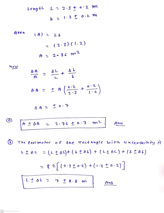 Length L = 2:3+ 0.2 m b = 1.21 0.2 m Area (A) Lb - (2-3) (1.2) A = 2.76 m2 بیا هh Ab 816 rli A 0.2 O.2 2.3 +0.7 DA= a A IDA 2