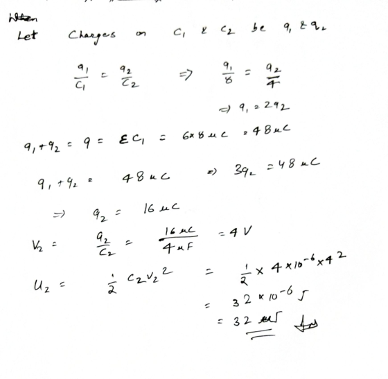 When Let be 9, 24, c, 2 с, Charges on ар 9, ә) С. а, 4 а 4, 2 242 6x Вие 24 В2 4, +9, = = £с, Зе, с 98 С 4 Вис. 9, , 16 с —)