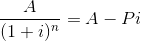 (1+n = 4-Pi