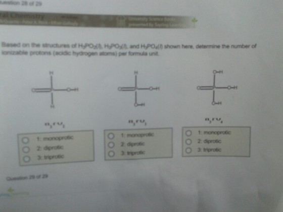 Based on the structures of H3PO2(l), H3PO3(l), and