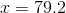 z = 79.2