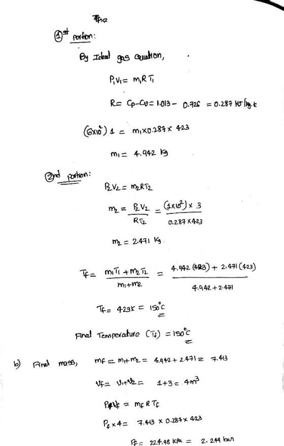 et portion: By Iebed gog Qualion, Piui= MRT Ra e-Coc 1.0l – 0.42= 0,283 k fait 6x10) 4 = mixo.287 x 423 m= 4.942 kg portion: