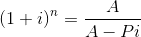 (1 + i) = 4-Pi