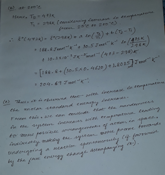 catwro C98K (6) at 200°c Here, To=473K T = 298k (considering increase in tempera from 25°C to 200°c). .: 8°(4734) = 30 (298k)