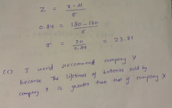 o. 84 180 160 -23.81 o, 84 TUwevid srecomnend compars becavse The lifetimes bofterier sold CorpaJ у ls JX.oaten than that O