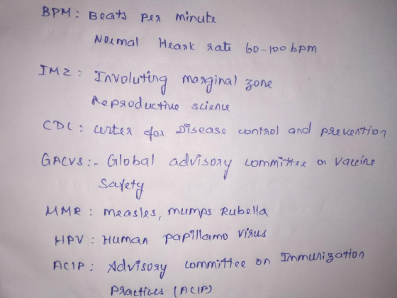 BPM: Beats pea minute Noimal Heark rate bo-100 bpm IM2= Involuting marginal zone Reproductive science CDL e center for Diseas