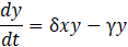 * = 8xy - Vy dt