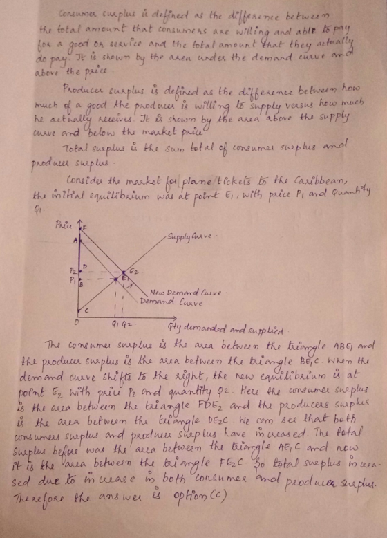 Conzunes cuu plaus i defihedt a the dbece betwu m te lal ameunt that coniuE AS Ae wiling and able lo pay os a pad oA vice an the total amount that they actual do pay Its showm by te aae a urde, the demand cusue NY above the pic Phoducer usplus is definad as the diiesane belweo haliul Altev ul 가驫shown by Re aAk al above the supply Total suuplus PKe Sum botal cf consumel suaphis anel Consider ths masket lo plane tickets to the Casrbbeam, veasus how much he act cuar and below the manket puiu Supply usve 2. Pi New Demand Cuve Demand luave arra befheem quantity fe. Heu s cendune seplu hi aura betweem he balargte F2 and thu producers suphes consur ou suiplus and p又.cdnil usplus kave malased. Tha etta/