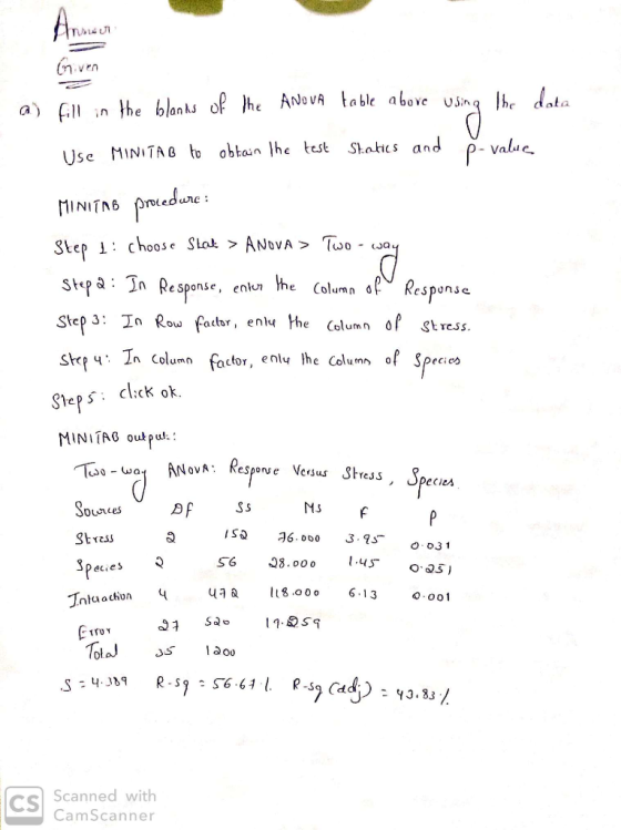 n.ven NovA table aboe uSnQ [h Valie Use MINITAG bo obtain lhe test Stathus and Stopa: Tn Response, enkr he Column 아 Step 3: I